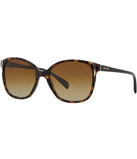 prada sunglasses havana square|women's polarized sunglasses pr 01os.